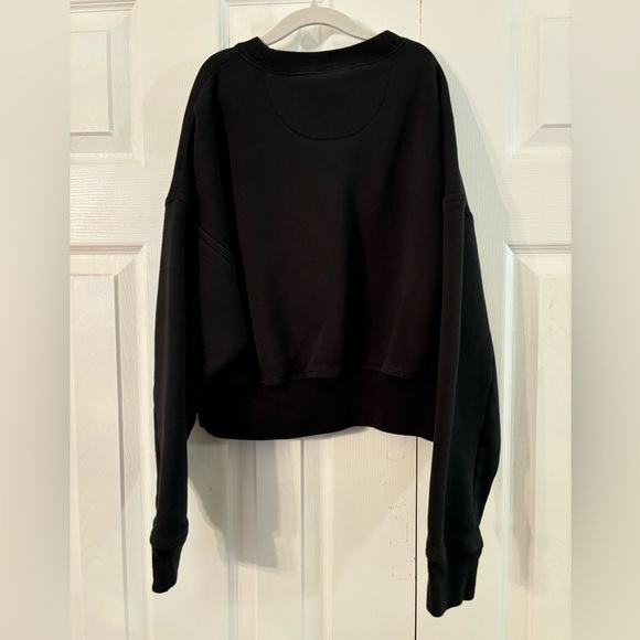 ADIDAS Women's Black Lounge Fleece Sweatshirt and Joggers Set Size XS - Picture 3 of 14